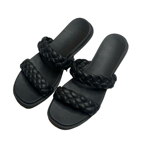Dolce Vitas Women’s black Glade Slide Sandals 8.5 - Picture 3 of 6